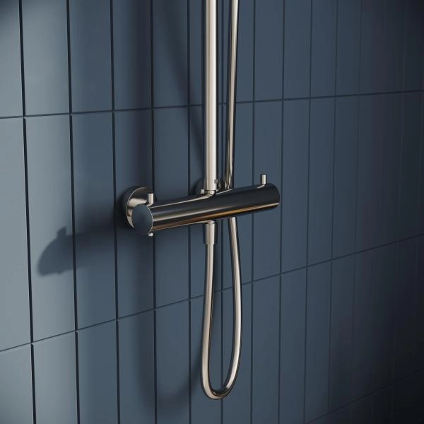 Душевая система VitrA Aquaheat A47205EXP с термостатическим смесителем и ручным душем хром латунь