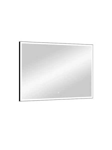 Зеркало Континент Frame black standart 1000x700 ЗЛП188 с подсветкой