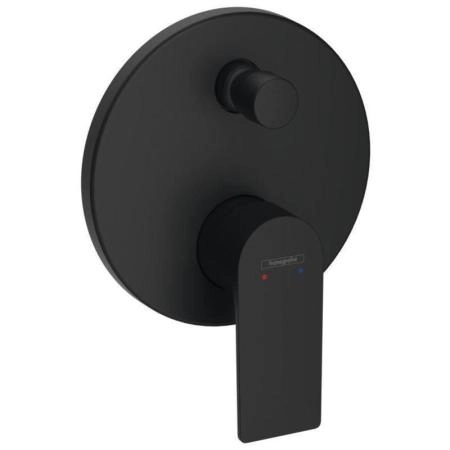 Смеситель Hansgrohe 72468670 Rebris E для 2х потребителей (внешняя монтажная часть) черный матовый