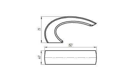 Излив Радомир Линкольн 1-28-2-0-0-663 хром