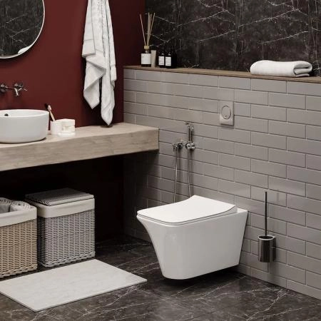 Унитаз Cerutti SPA NIVOLET Aria подвесной безободковый CT7779 (495x360x350)