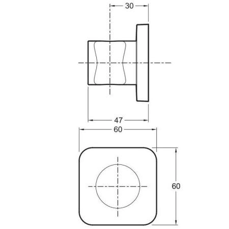 Держатель для душа Jacob Delafon MODULO 8468D-CP хром