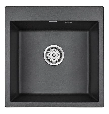 Мойка для кухни Paulmark PRAKTISCH, PM105152-BL, черный, 510х520