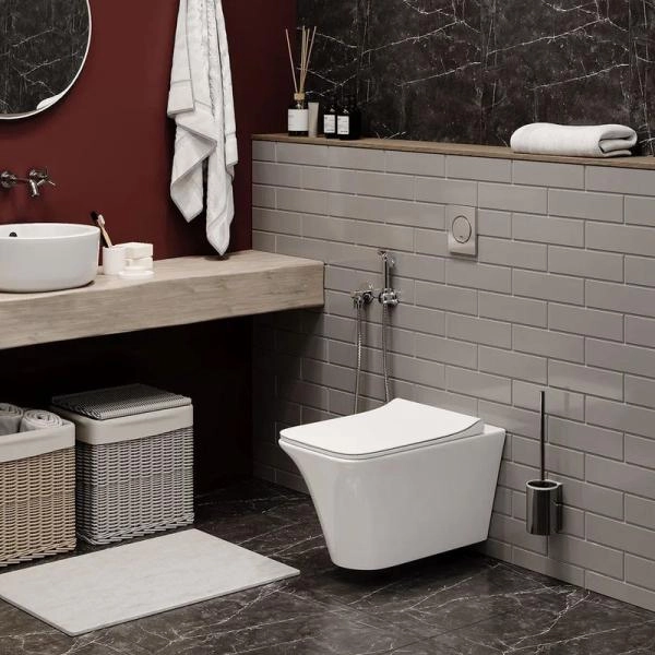 Унитаз Cerutti SPA NIVOLET Aria подвесной безободковый CT7779 (495x360x350)