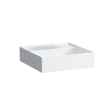 Laufen Kartell Раковина 46х46х12 см, без отв., без перелива, цвет: белый