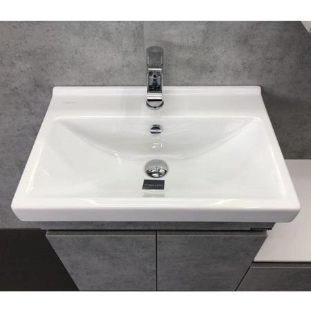 Тумба с раковиной Comforty Осло-60 бетон светлый