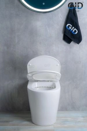 Унитаз Gid TRS-263 53 см приставной безободковый микролифт белый