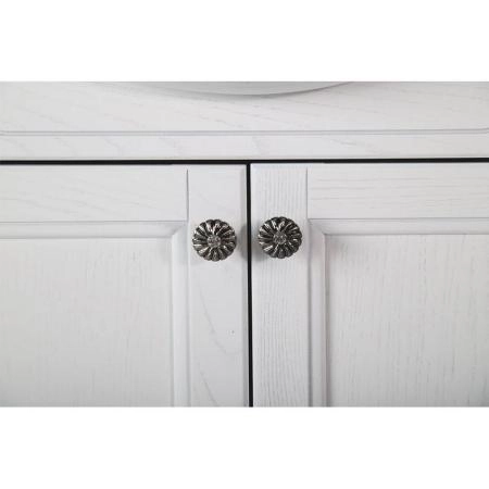 Тумба под раковину ASB-Woodline Салерно 65 патина серебро