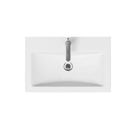 Тумба Corozo Омаха 70 Z2, белый / металлик, Сомо 70 / Фостер 70(раковина отдельно)