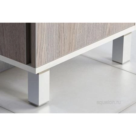 Тумба под раковину Aquaton Эмма 1A221601EAD80 белого/дуб наварра дуб