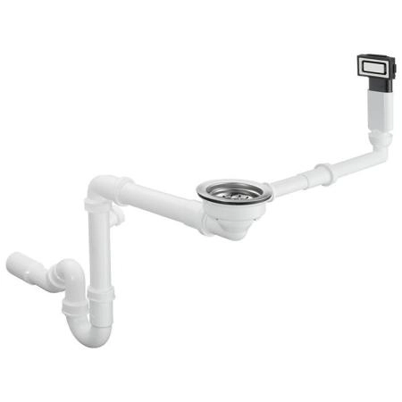 Hansgrohe D14-10 Слив-перелив для раковины, с ручным управлением, цвет: нержавеющая сталь