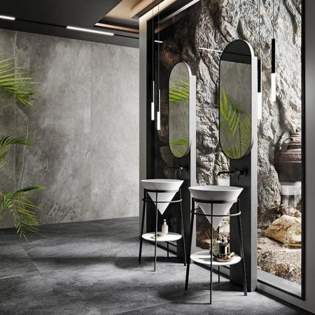 Металлическая структура Kerama Marazzi CONO КОНО CO.44\BLK.M напольная 44, черная матовая