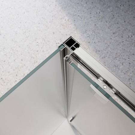 Душевой уголок BelBagno LUCE 120x90 матовое стекло 6 мм профиль хром LUCE-AH-1-120/90-P-Cr