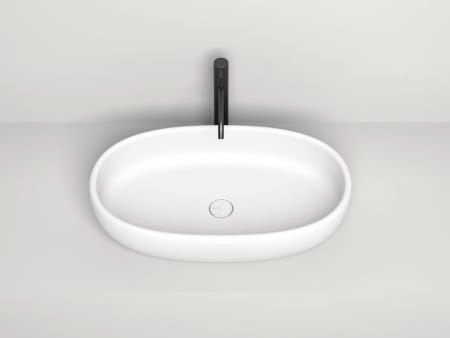 Раковина Salini LUCE S-Stone матовая 69x40 110721M накладная