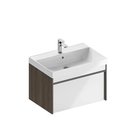 Тумба Kerama Marazzi MODULA МОДУЛА MOD.70.1+1\AR подвесная 70 с ящиком 1+1, арабика