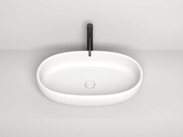 Раковина Salini LUCE S-Stone матовая 69x40 110721M накладная