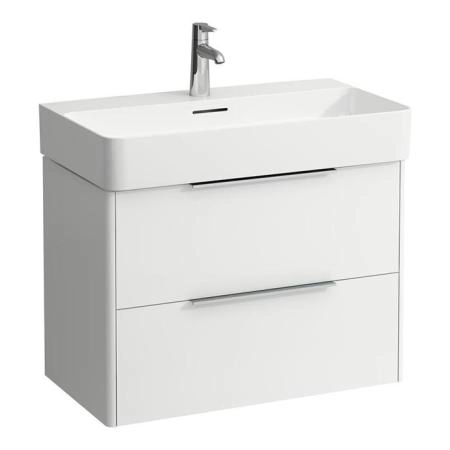 Laufen Base База с раковиной 73.5х39х53см., подвесная, с 2 ящиками, цвет: белый матовый (уценена из-за дефекта)