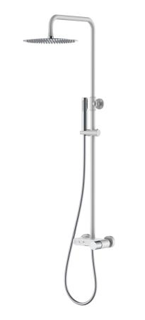 Стойка для душа Boheme STICK WHITE DIAMOND CHROME 128-WCR
