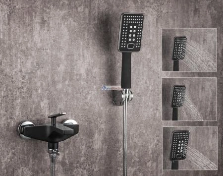 Смеситель для ванны Frap F3257 черный хром