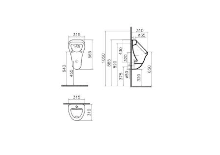 Писсуар VitrA Arkitekt