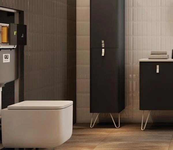 Панель бесконтактная двойная OLI Tribe 879063, hydroboost, черная