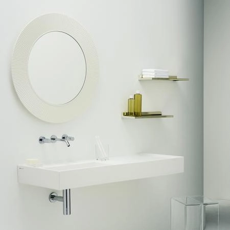 Laufen Kartell Зеркало круглое d=78см, настенное, без подсветки, цвет: белый