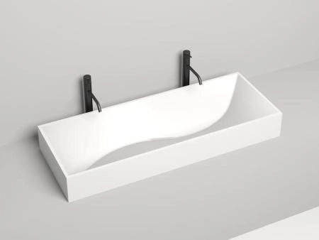 Раковина Salini SONATA S-Stone матовая 120x45 1401201M накладная