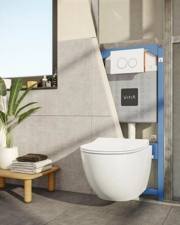 Инсталляция для подвесного унитаза VitrA V12 762-5800-01 без кнопки смыва