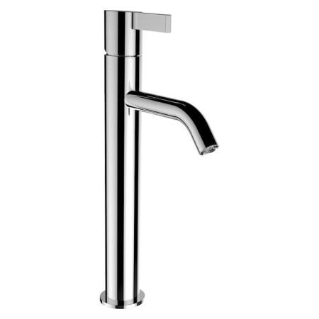 Laufen Kartell Смеситель для раковины высокий, на 1 отв., без донного клапана, излив 125мм, цвет: хром