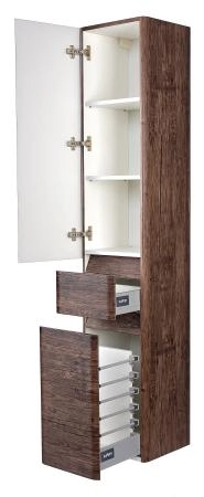 Колонна универсальная Style Line Атлантика 35 L с корзиной, Люкс старое дерево, PLUS