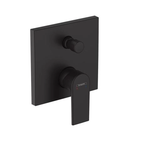 Hansgrohe Vernis Shape Смеситель для ванны, встраиваемый, внешняя часть, цвет: матовый черный