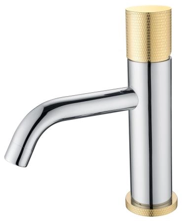 Смеситель STICK Boheme для умыв. низ. CHROME TOUCH GOLD_Комплект 121-CRG.2