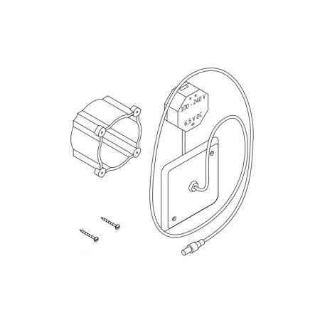 Duravit Комплект предварительного монтажа для писсуара, подключение к сети 100-230В, вкл. розетку с крышкой