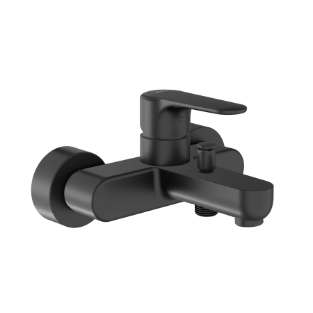 Смеситель VitrA Root Round  A4272536EXP настенный однорычажный матовый черный латунь