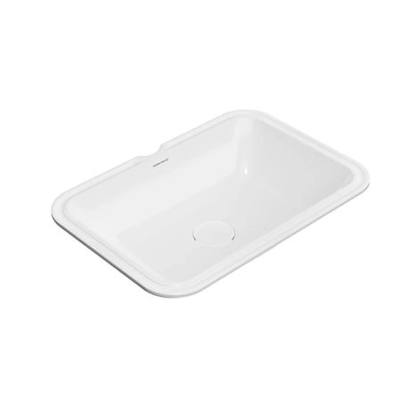 Раковина Kerama Marazzi PLAZA ПЛАЗА PLR.wbu.55 встраиваемая снизу 55, белая глянцевая