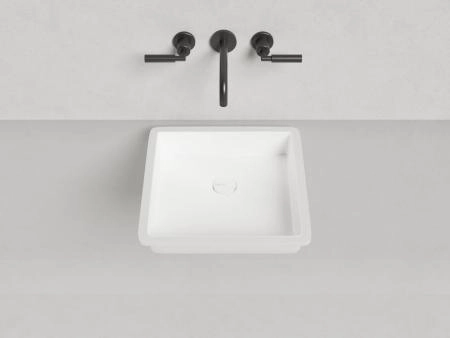 Раковина Salini MAREA 07 RAL S-Stone покраска RAL матовая 42x42 1802207MF встраиваемая