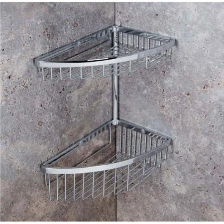 Полка Colombo Angolari B9612 24x15 угловая хром