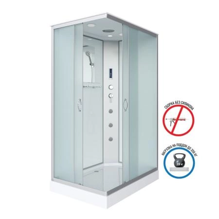 Душевая кабина Niagara NG-43085-14QF 1000х800х2150 низкий поддон 13см стекло матовое