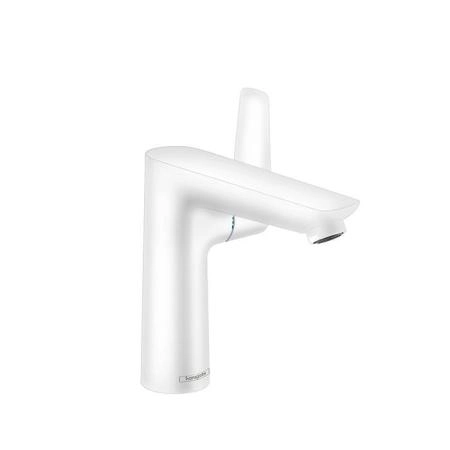 Hansgrohe Talis E Смеситель для раковины 150, на 1 отв, с донным клапаном, излив 141мм, цвет: белый матовый