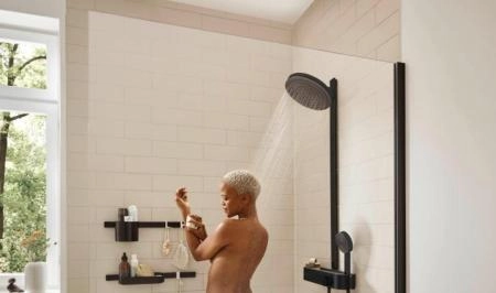 Душевая система Hansgrohe 24240670 Pulsify S для душа, термостат