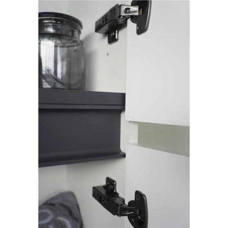 Шкаф-колонна Comforty Лозанна-40Н 00-00017838 напольная белый глянец
