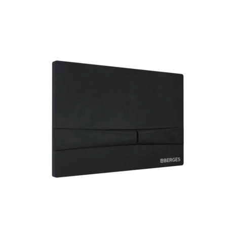 Инсталляция BERGES NOVUM 40255 для скрытого монтажа унитаза кнопка F5 Soft Touch, черная