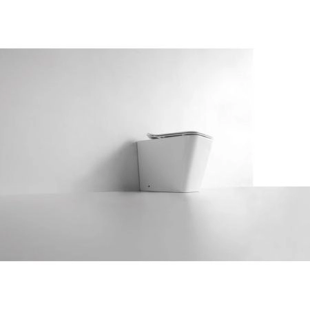 Унитаз CeramaLux NS-3170 54 см приставной безободковый микролифт