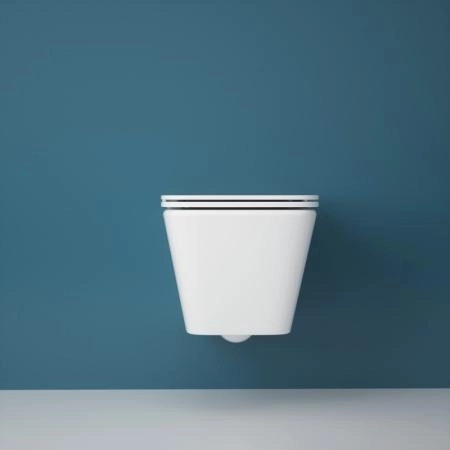 Унитаз подвесной ESBANO GARTEZ-51 безободковый подвесной белый 510x360x360