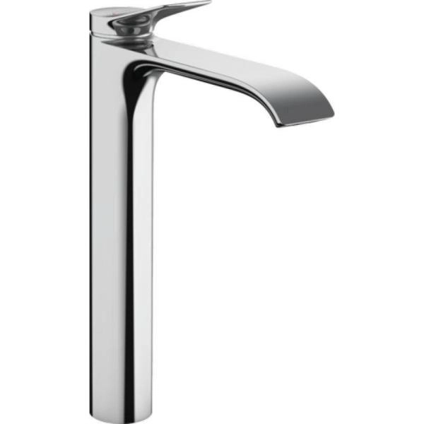Смеситель Hansgrohe 75040000 Vivenis для свободностоящей раковины 251 мм, со сливным гарнитуром хром