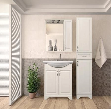 Тумба Style Line Олеандр-2 55 под раковину Антик 55, Люкс рельеф пастель