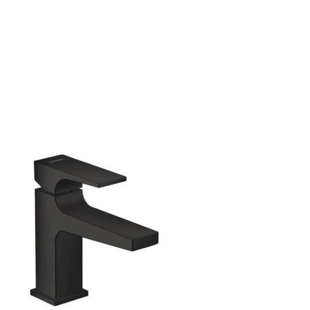 Hansgrohe 32500670 Metropol Смеситель для раковины 89 мм, Push-Open, черный матовый