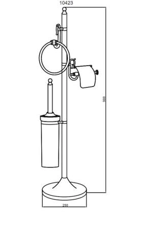Стойка Boheme напольная IMPERIALE 10423