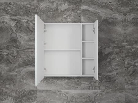 Зеркальный шкаф Style Line Стокгольм70 см белый рифленый софт