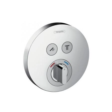 Hansgrohe ShowerSelect S 15748000 термостат для 2х потребителей для 01800180